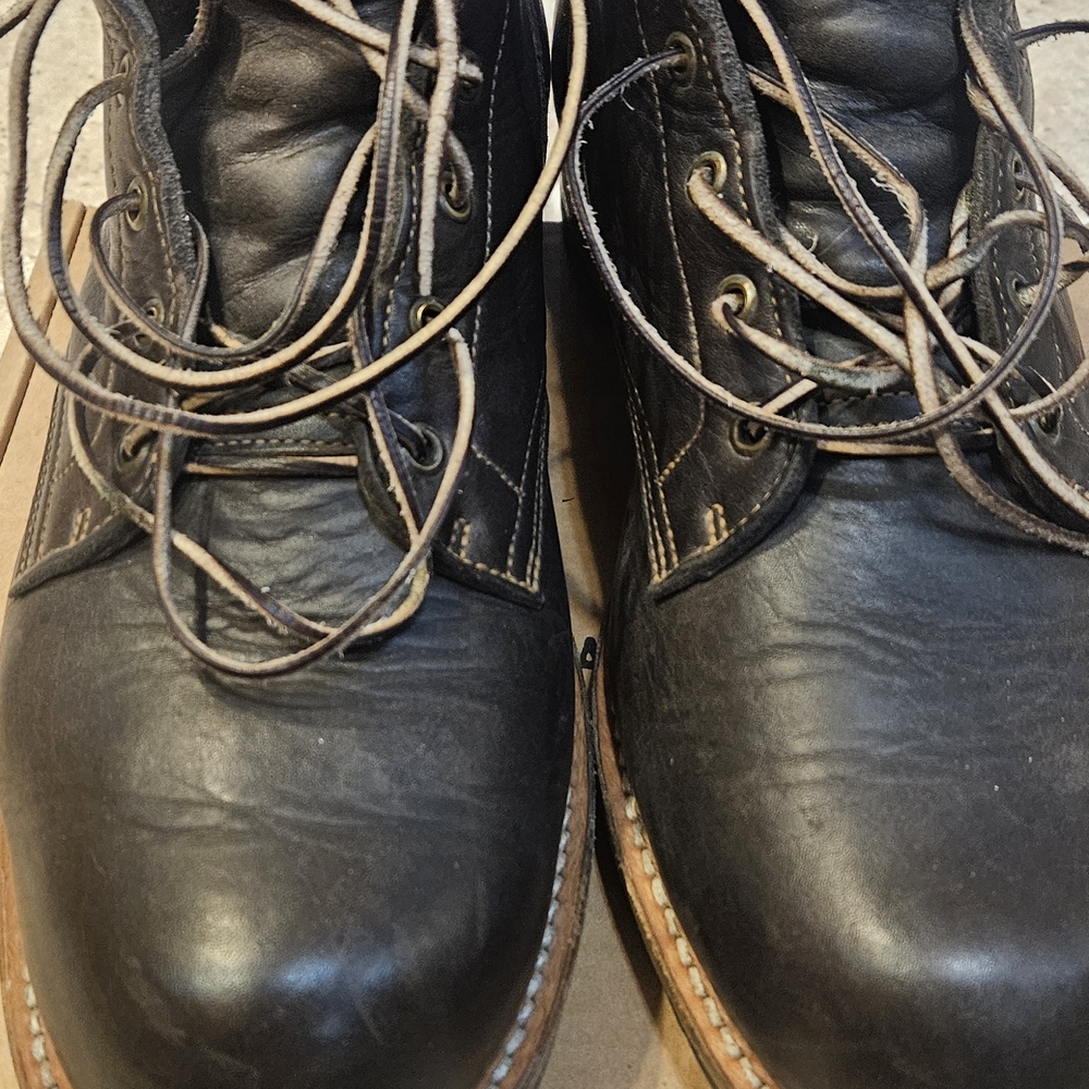 Truman Men's Brown Leather Boots - Picture 10 of 17